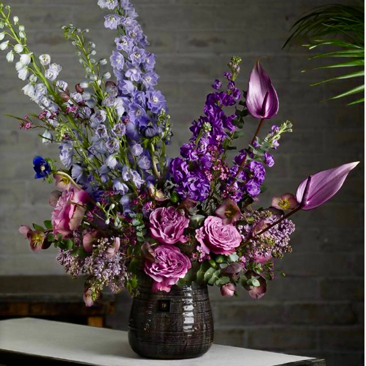 Lavender Witch Halloween Arrangement - Ventura County