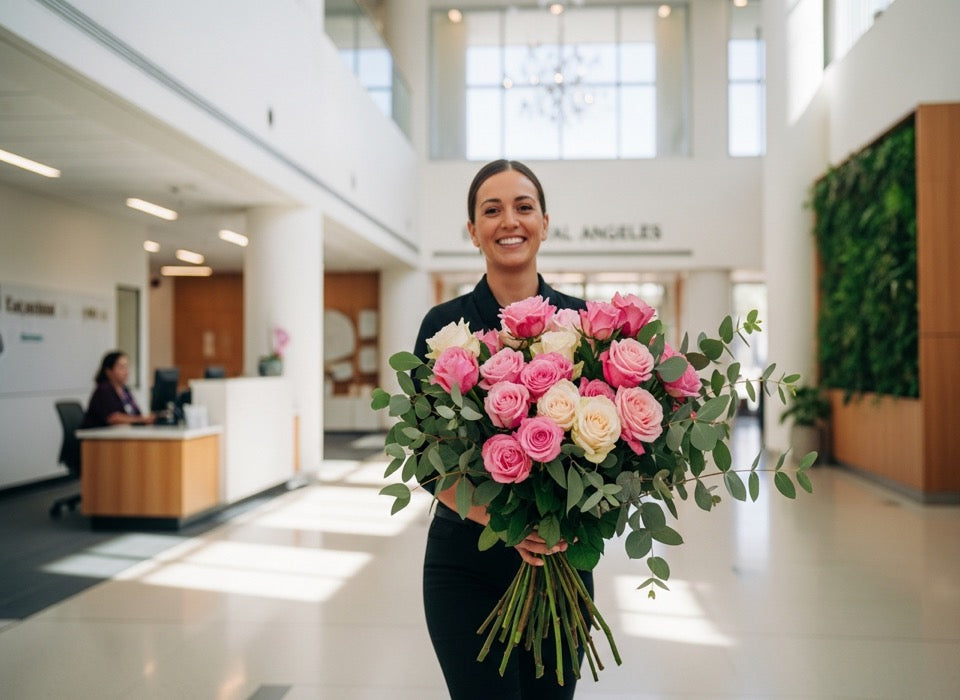 Same day flower delivery to hospitals in Los Angeles