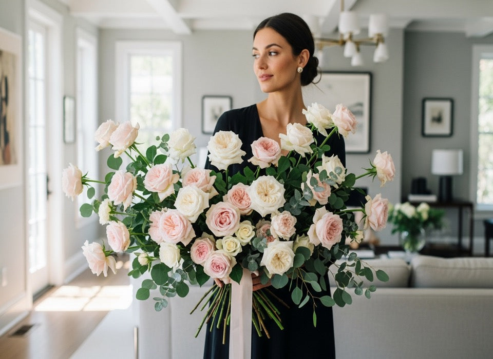 What makes a flower arrangement luxury in Los Angeles