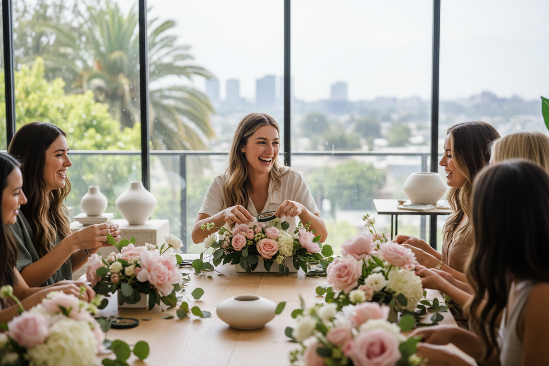 Private Flower Workshops & Masterclasses in Los Angeles