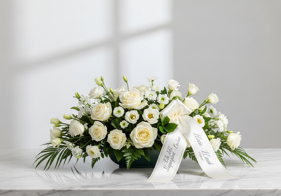 Same day funeral flower delivery arrangement in Los Angeles