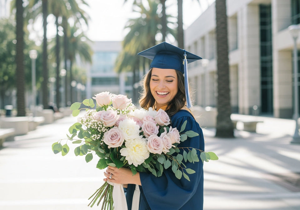 Graduation flowers delivery in Los Angeles — premium bouquets for 2026 graduation season