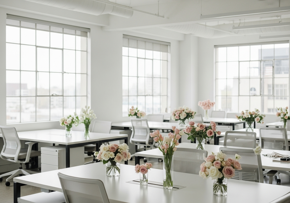 why offices should have fresh flowers every week in los angeles