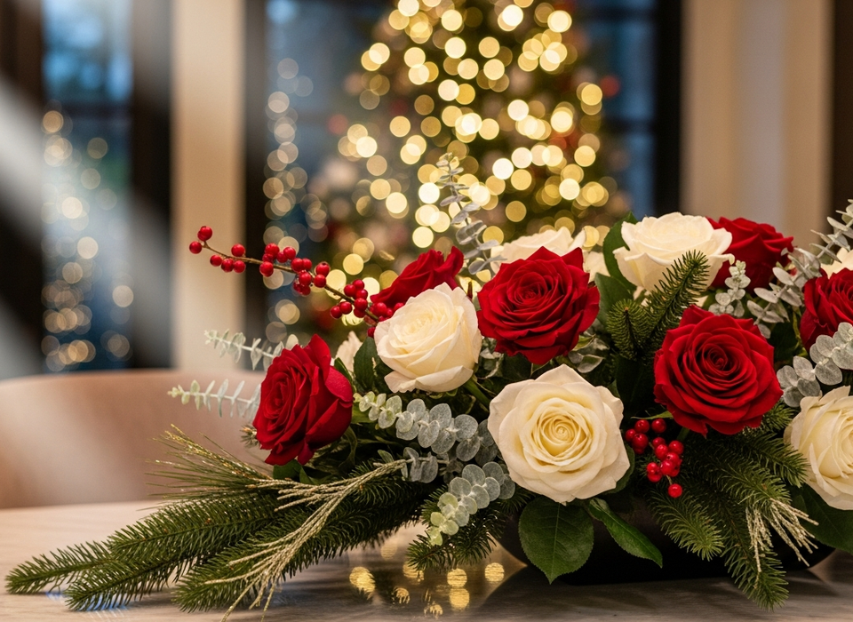 Corporate Holiday Flower Gifts Los Angeles | Pink Clover
