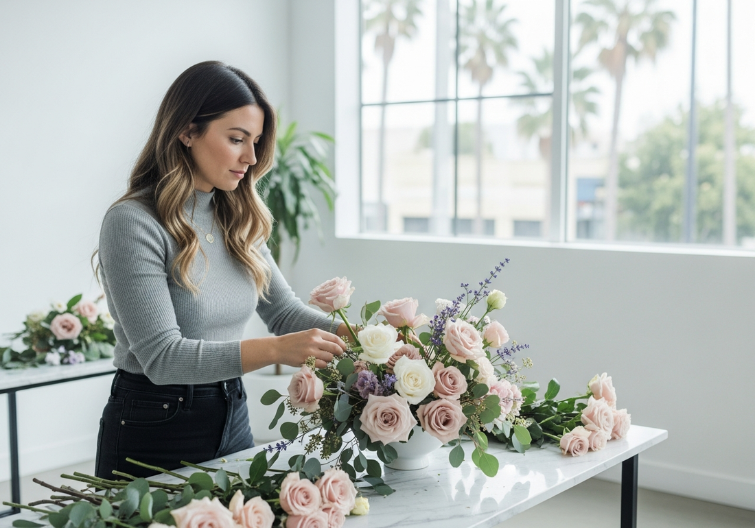 Private Flower Arranging Classes in Los Angeles