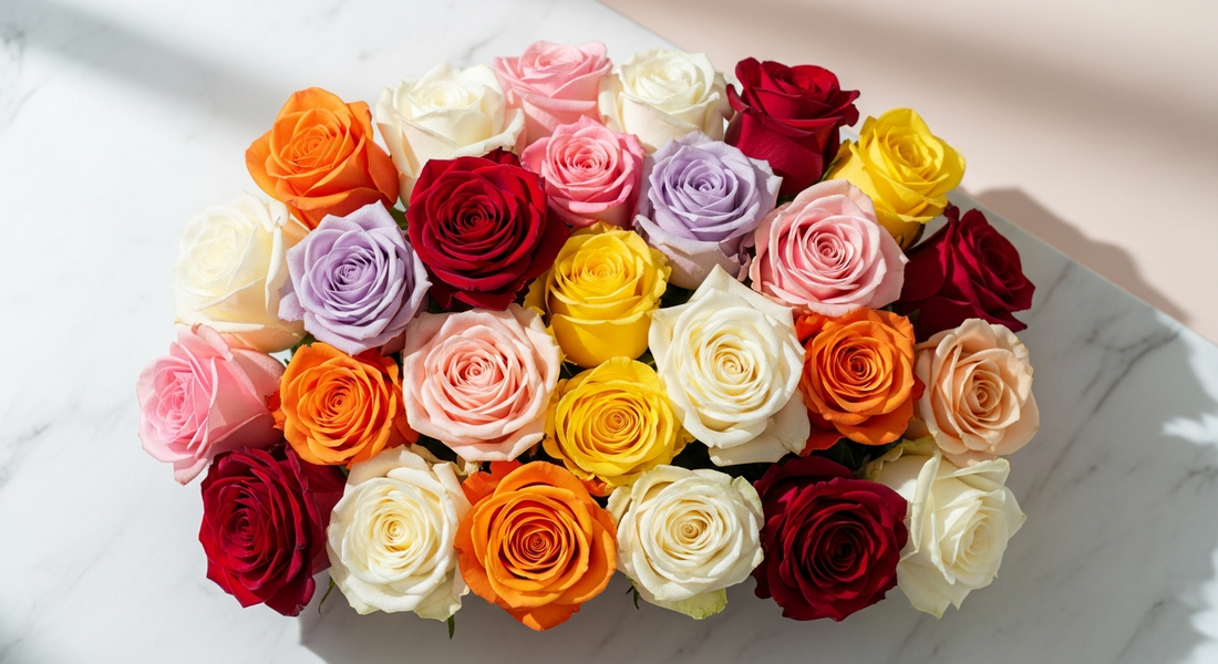Rose color meanings guide — every rose color and what it symbolizes