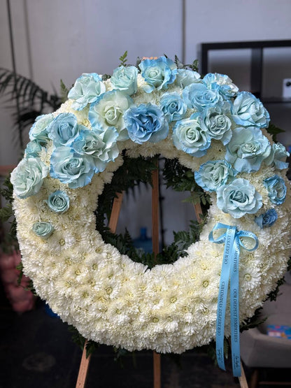 Roses in Blue - Circle Spray - Ventura County