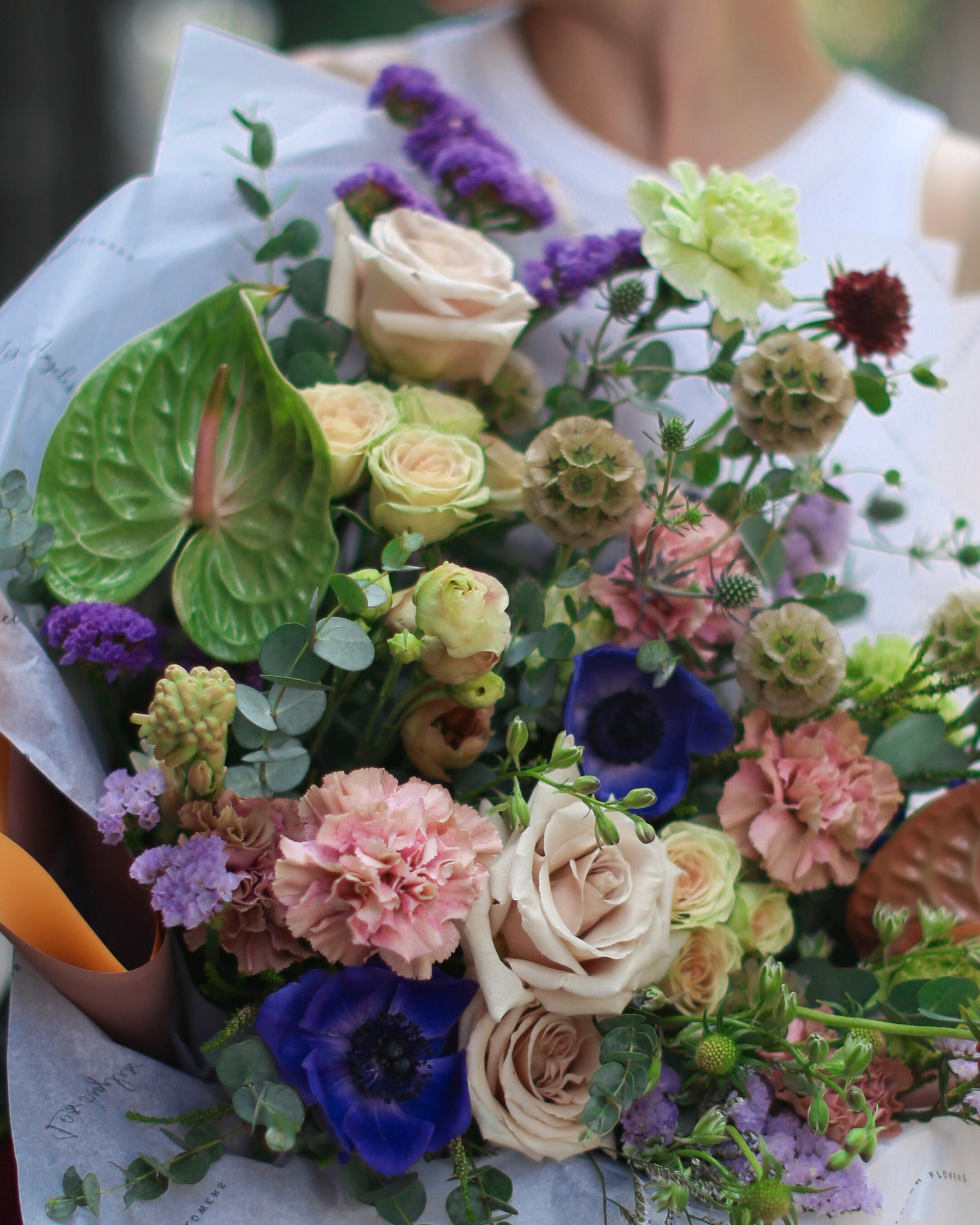 Artisan-crafted Meadow arrangement from Pink Clover LA, featuring sunlit daisies and lush greenery