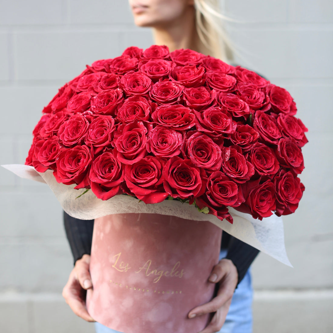 Cherry Red roses same-day delivery San Francisco
