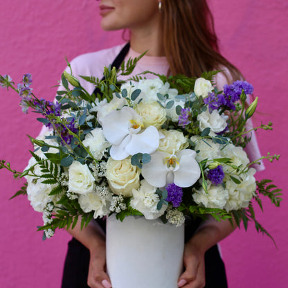 Lucie flower arrangement Pacific Heights San Francisco florist