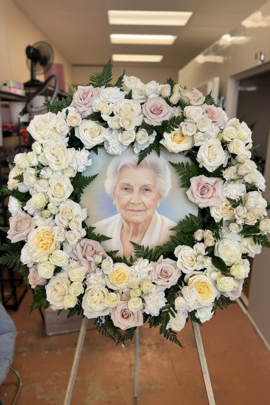 Circle Spray - Peaceful Blossoms fresh seasonal flowers same-day delivery Honolulu