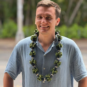 Flower Leis styled in setting - luxury plant Los Angeles florist