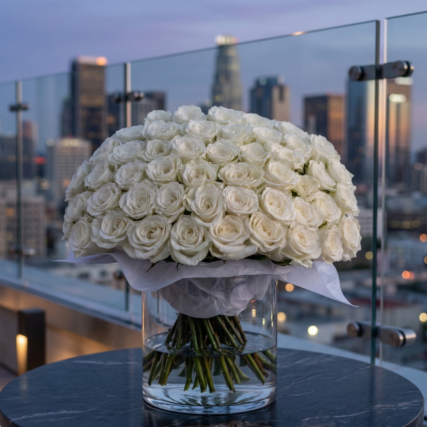 50 Roses Delivery - premium fresh rose same-day delivery Los Angeles