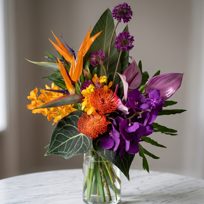 Bird of Paradise Tropical Bouquet