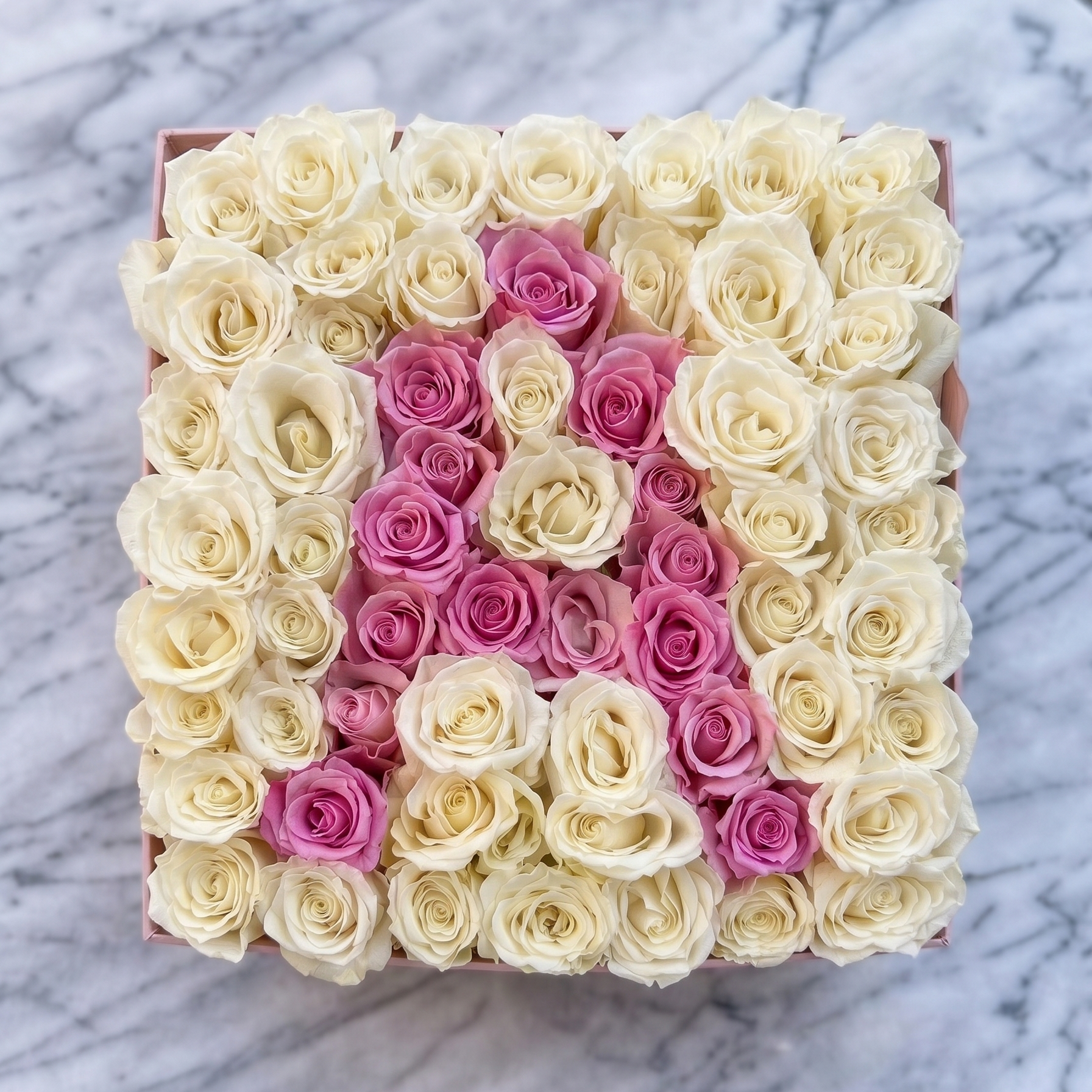 Flower Initial - Flower Boxes delivery in Los Angeles by Pink Clover Flowers
