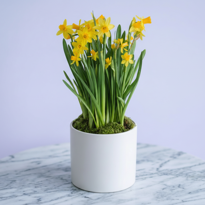 Easter Plant Daffodil - yellow plant delivery in Los Angeles by Pink Clover