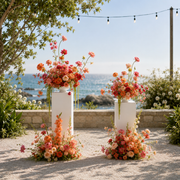 Tropical Coral Beach Pedestals