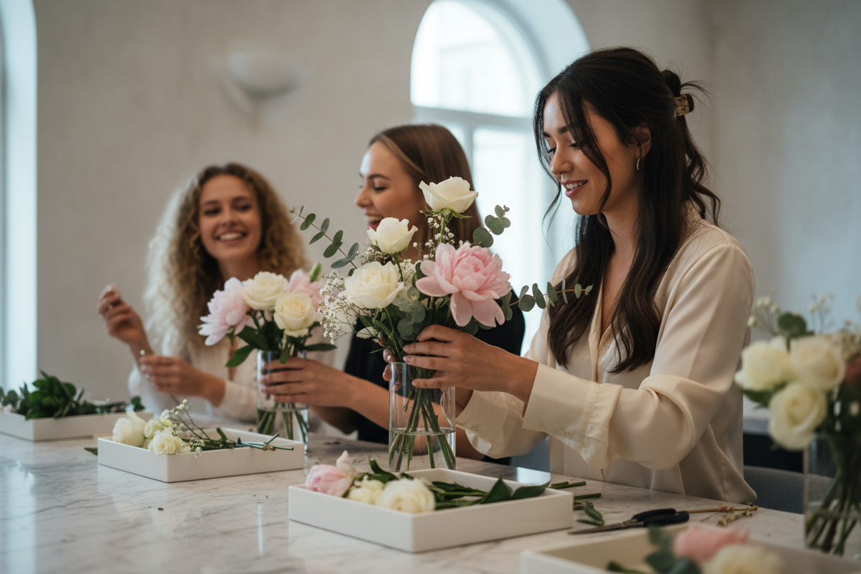 a-cinematic-realistic-close-up-of-a-young-woman-creating-a-white-and-pink-flower-arrangement-during-an-intimate-flower-masterclass-party-her-friends-beside-her-creating-their-own-arra_631d807a-8eee-4ed4-965f-e0616bb9a6fb.png
