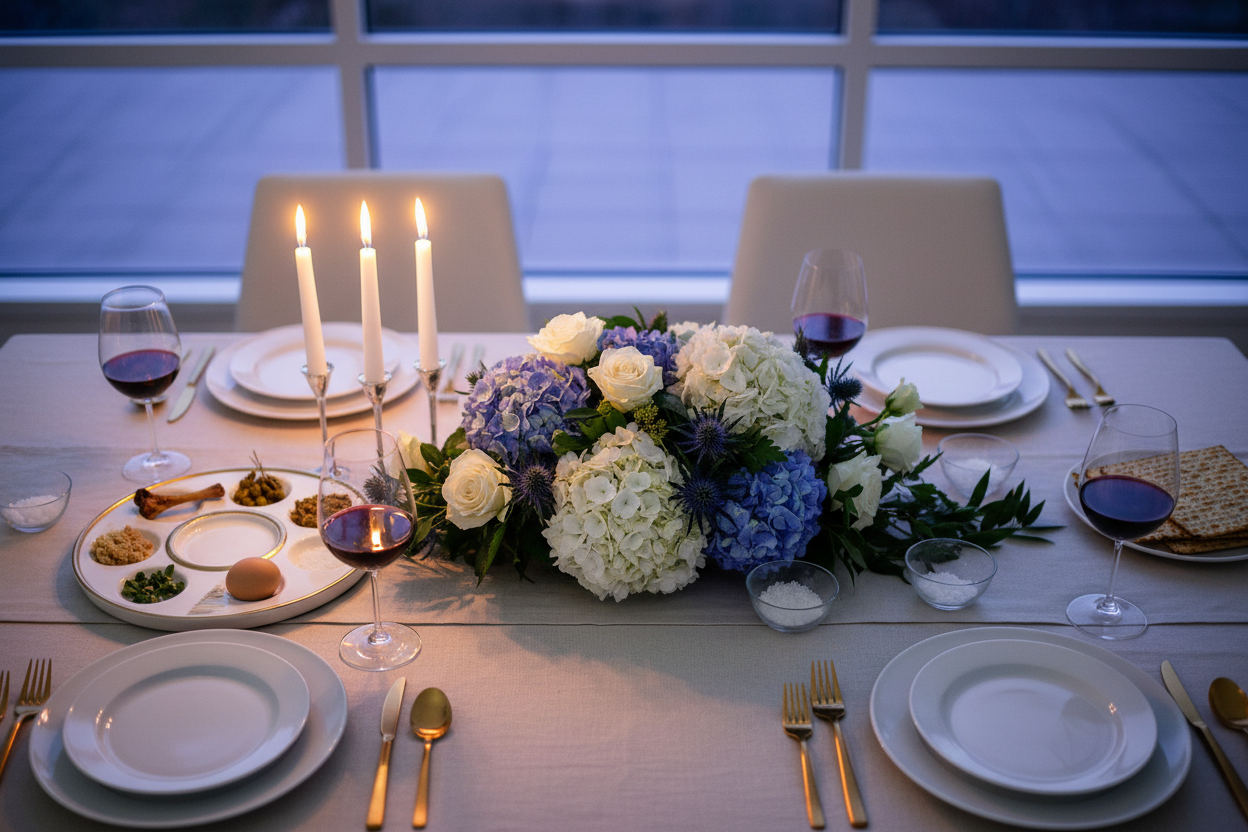 a-cinematic-realistic-top-down-view-of-a-passover-seder-table-with-a-low-white-and-blue-floral-centerpiece-candles-and-seder-plate-visible-modern-minimal-table-styling-soft-cool-eveni.png