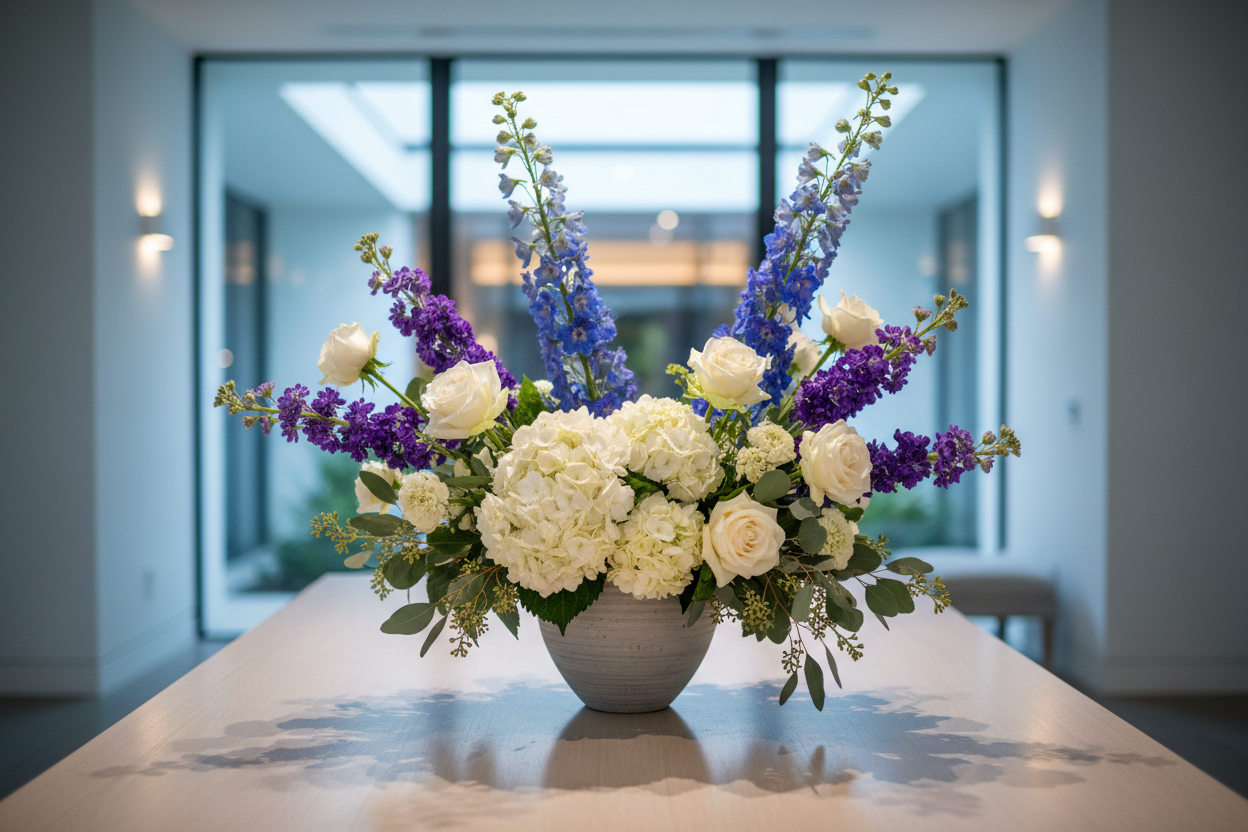 a-realistic-cinematic-photo-of-a-flower-arrangement-in-colors-popular-for-pesach-placed-on-a-modern-entry-table-soft-cool-shadows-blurred-architectural-villa-background-minimal-los-an.png
