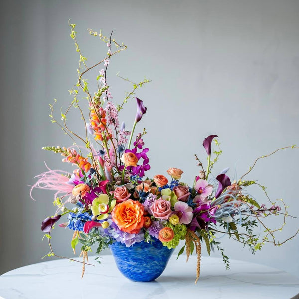 Spectrum – hand-tied bouquet | Pink Clover Florist