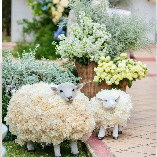 Flower Sheep Garden Duo — Baby Shower Décor