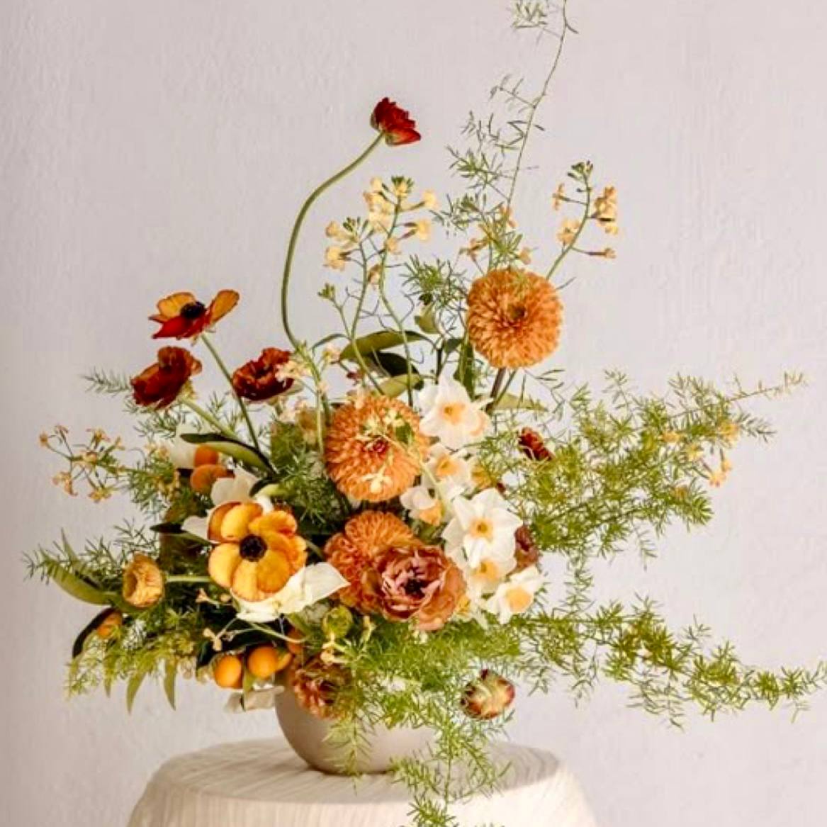Sienna — Thanksgiving flower arrangement Los Angeles