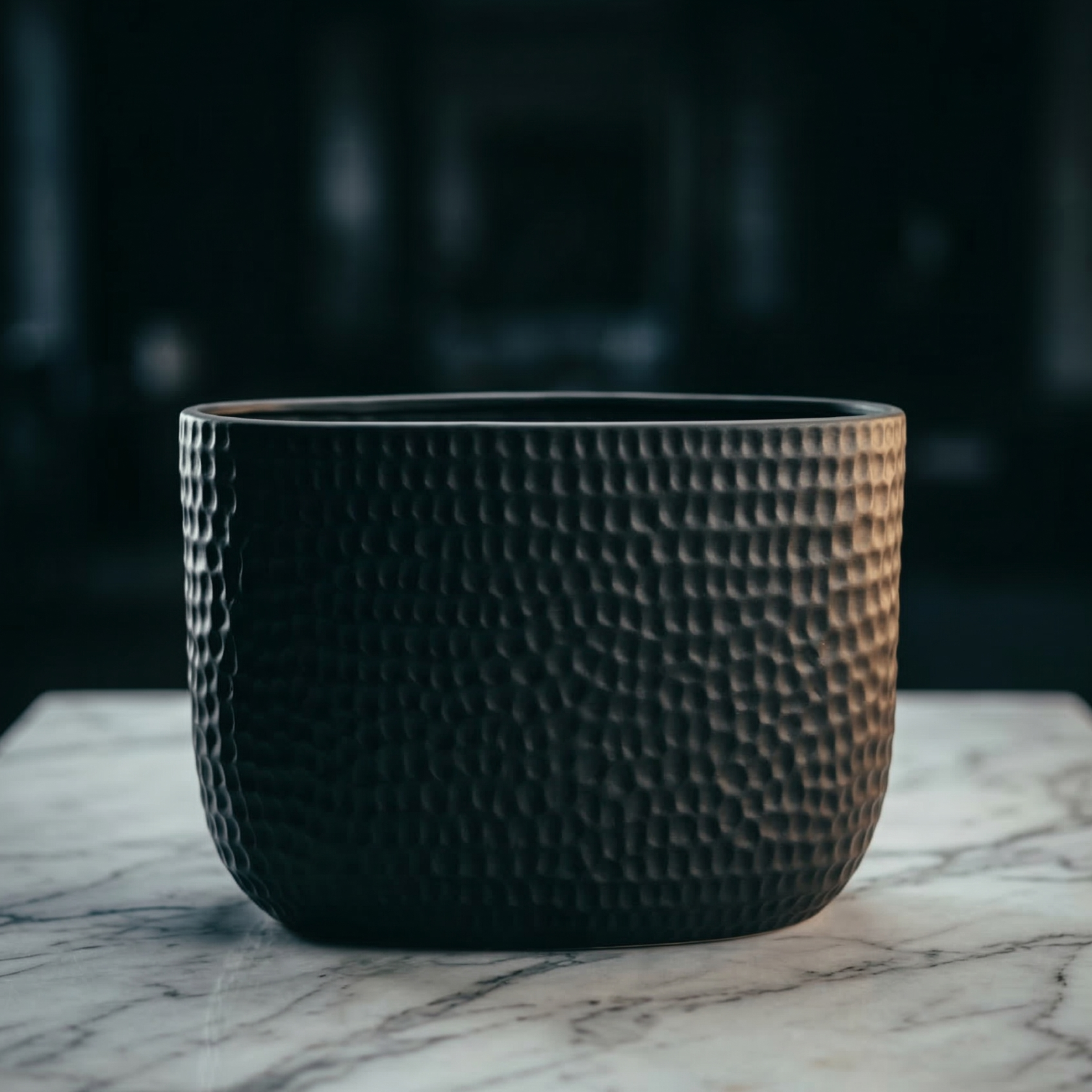 Black Ceramic Pot - fresh floral arrangement delivery in Los Angeles by Pink Clover