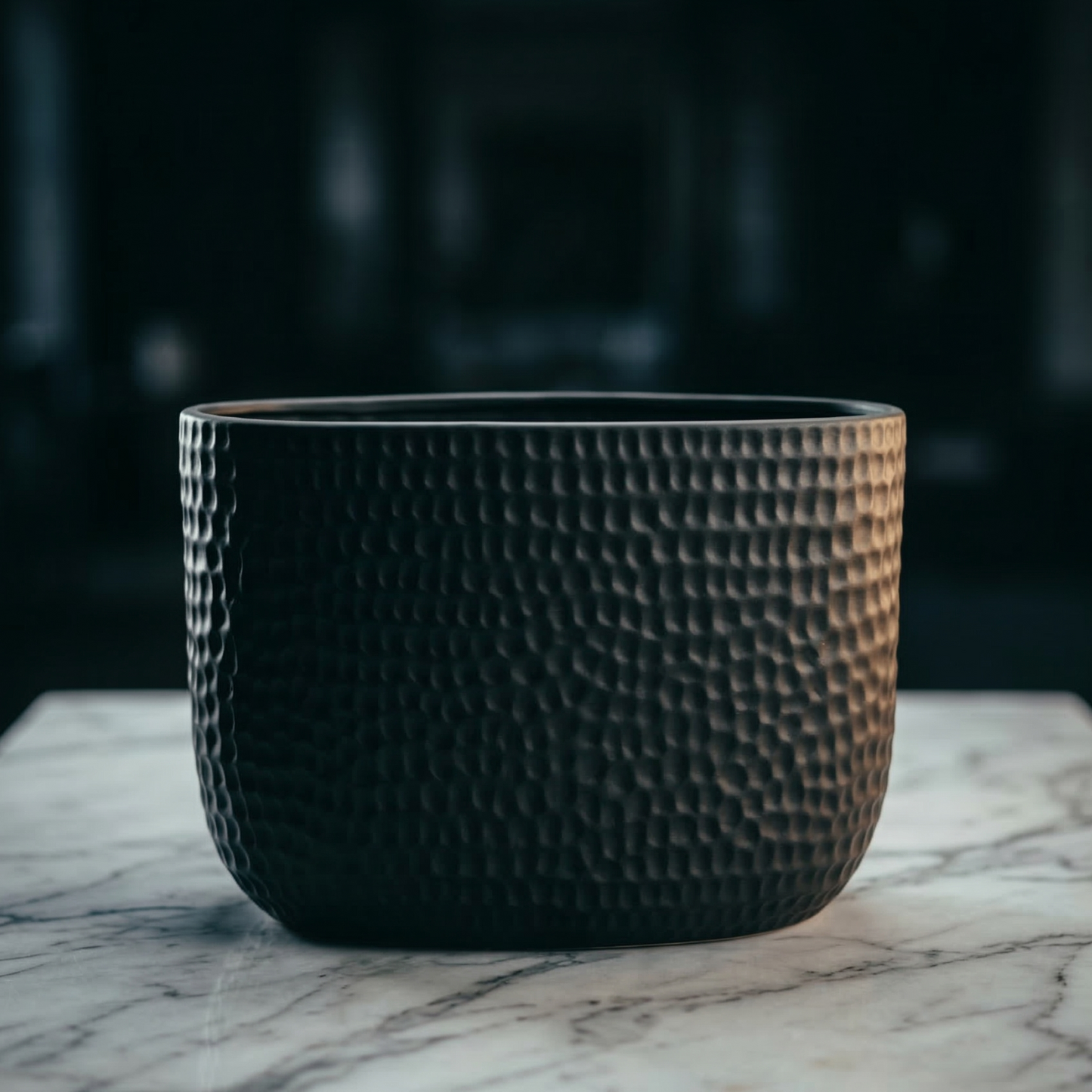 Black Ceramic Pot - Ventura County