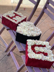 Luxury red roses white phalaenopsis orchids gift delivery Waikiki Honolulu