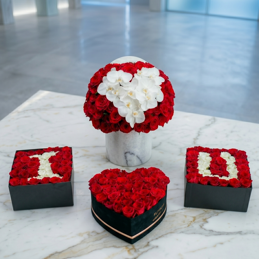 Be My Valentine - Flower Boxes delivery in Los Angeles by Pink Clover Flowers