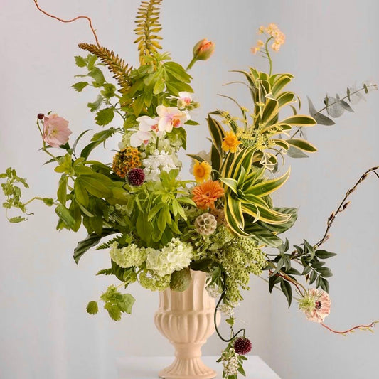 Garden Botanical Urn Centerpiece
