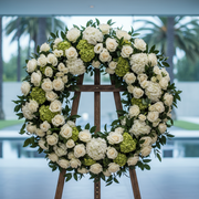 Fresh Memory - green floral arrangement delivery in Los Angeles by Pink Clover