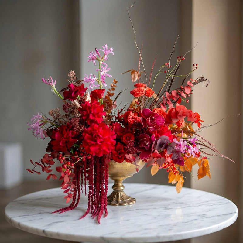 Red & Gold Festive Arrangement