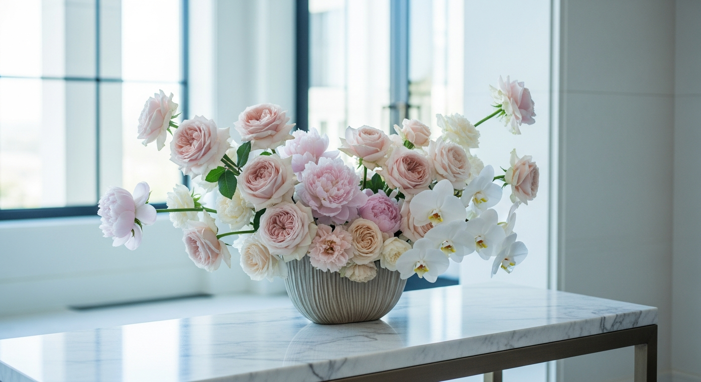 Luxury designer flower arrangement in Los Angeles