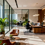 Executive Office Greenery - office plantscaping Los Angeles, Pink Clover