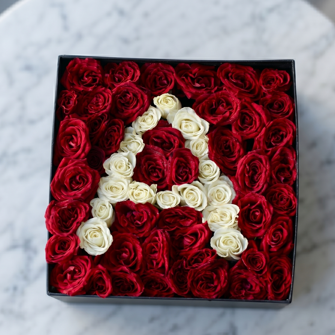Flower Initial - Flower Boxes delivery in Los Angeles by Pink Clover Flowers