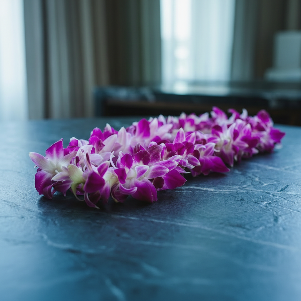 Flower Leis - premium pink plant same-day delivery Los Angeles