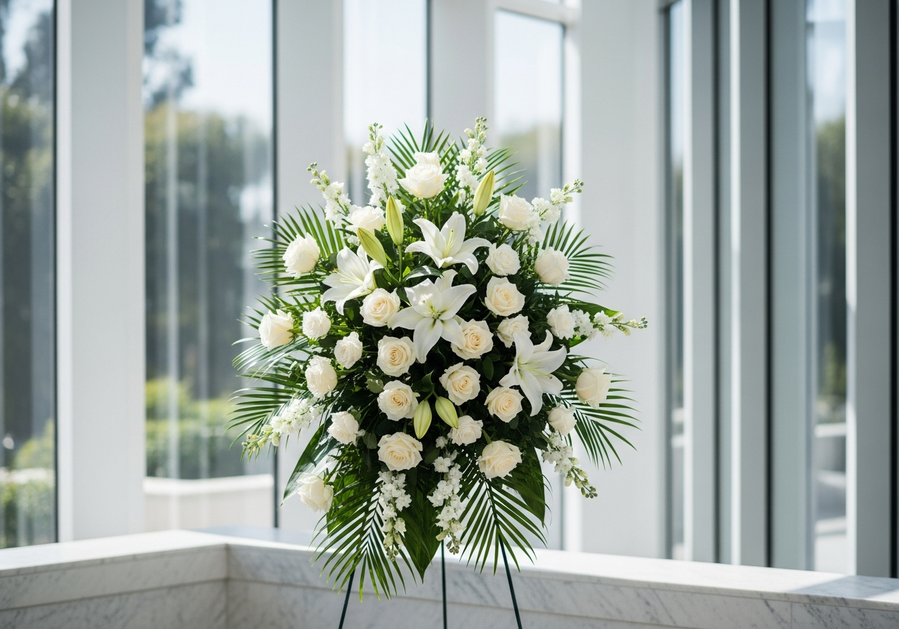 funeral-standing-spray-la