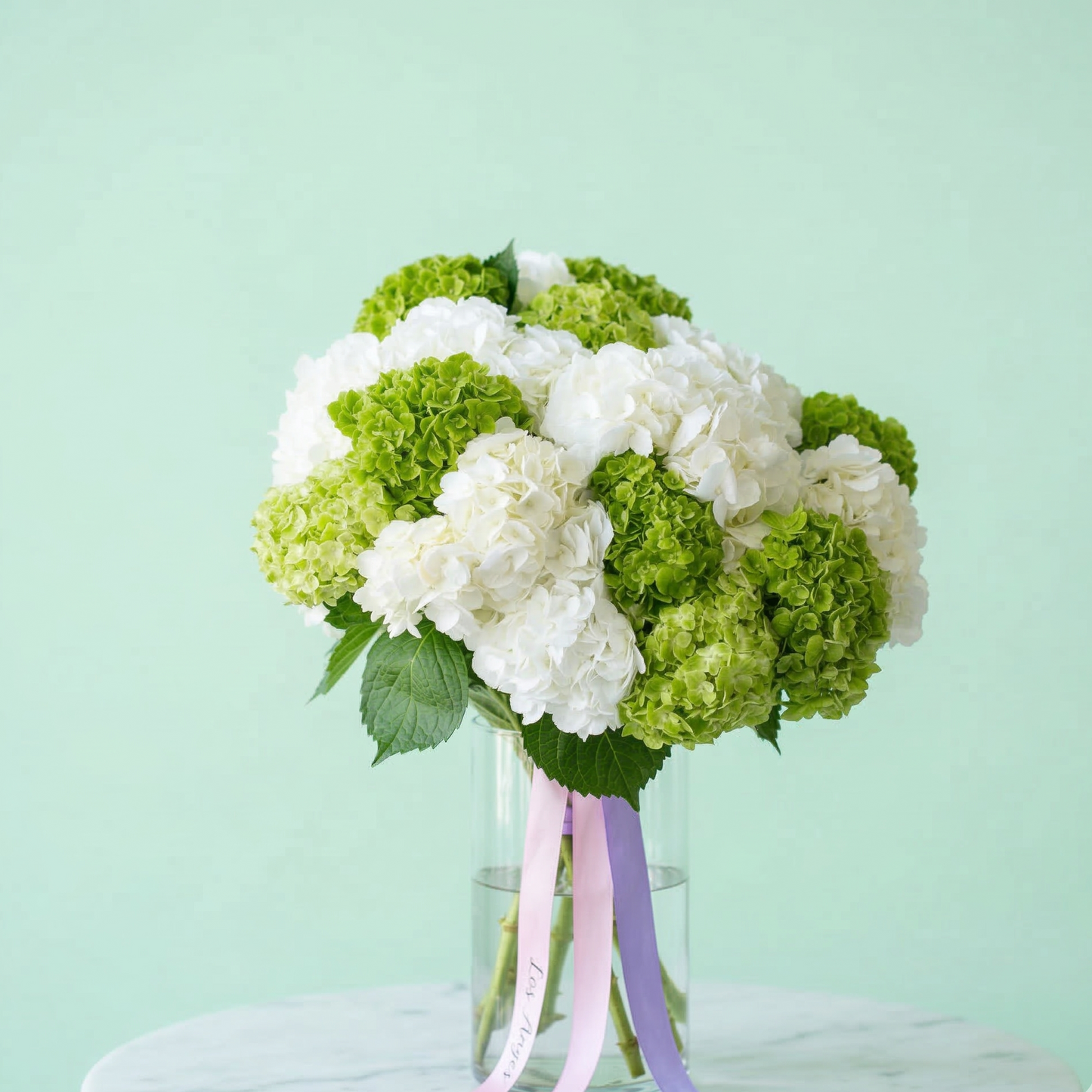 Green Whisper - premium fresh floral arrangement same-day delivery Los Angeles