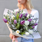 Hazel - premium pink bouquet same-day delivery Los Angeles