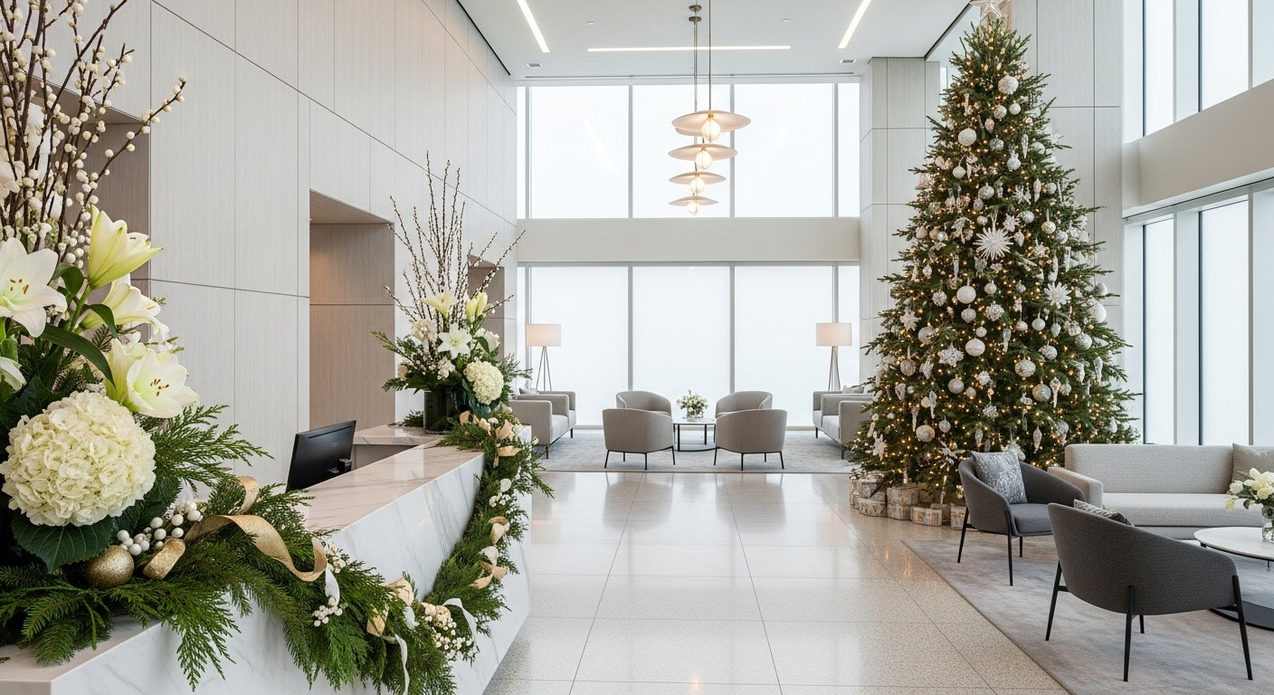 holiday office decor hero