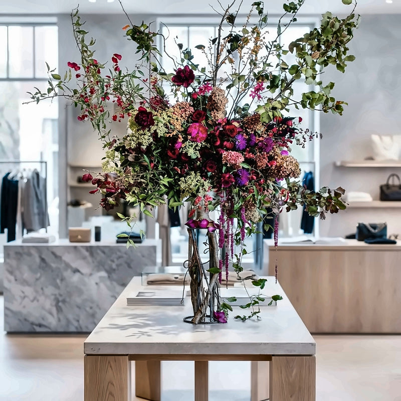 Autumn Manor — hotel and restaurant flower arrangement in Los Angeles