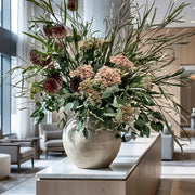Marble Dawn — hotel and restaurant flower arrangement in Los Angeles