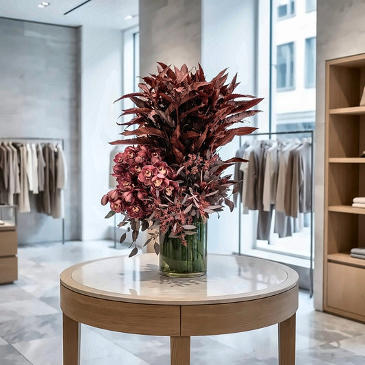 Stone Garden — hotel and restaurant flower arrangement in Los Angeles