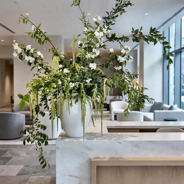 Dune Blossom — hotel and restaurant flower arrangement in Los Angeles