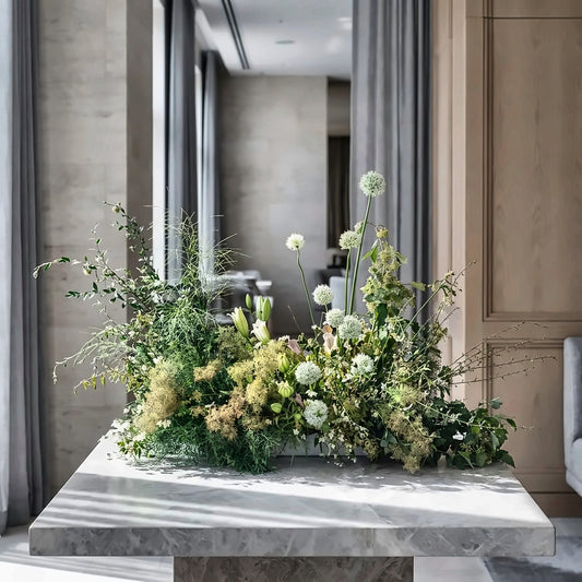 Fern Gallery — hotel and restaurant flower arrangement in Los Angeles
