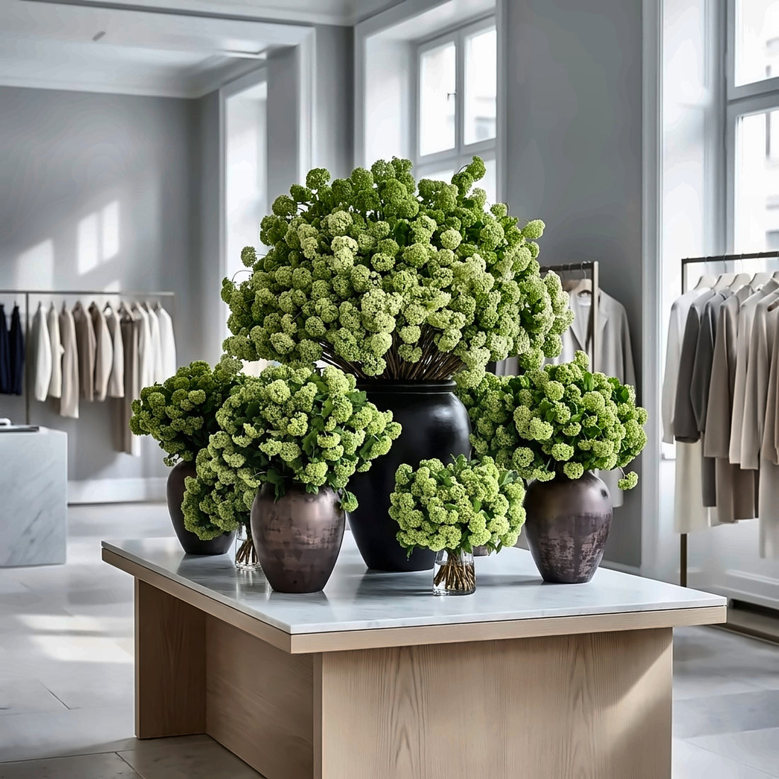 Dawn Vessel — hotel and restaurant flower arrangement in Los Angeles