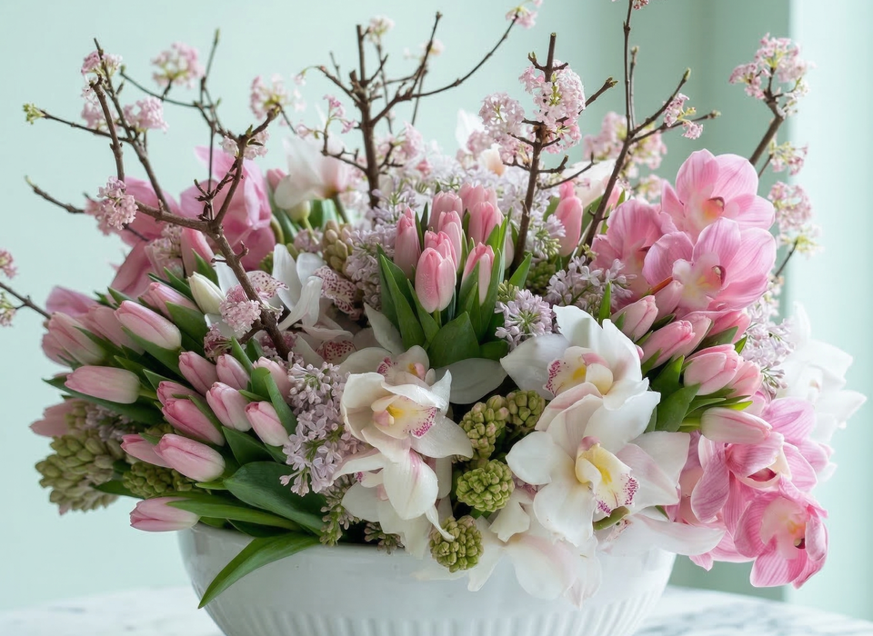 Pink in Bloom luxury arrangement — Hollywood florist by Pink Clover