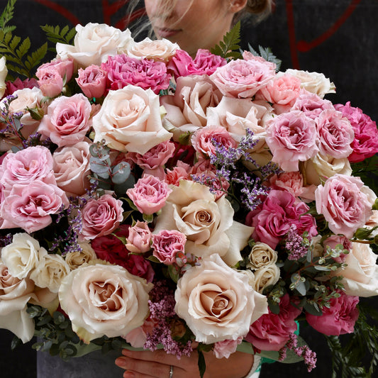 Rosy Garden flower arrangement Pacific Heights San Francisco florist